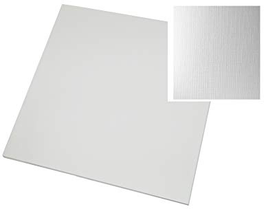 Craft UK 2355 Leinenkarton, 30,5 x 30,5 cm, Weiß, 12X12