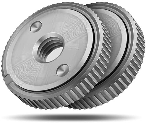 Schnellspannmutter SDS Clic M14, für alle Winkelschleifer von AEG, Black & Decker, Dewalt, Flex, Hitachi, Metabo, Makita etc. (2x spannmutter)