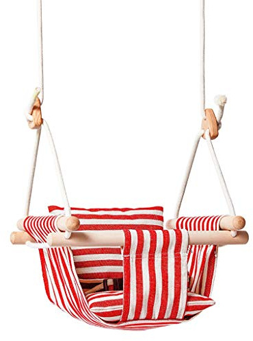 zxb-shop Swings Cute Small Hanging Chair Swing Household Cradle Chair Indoor and Outdoor Portable Swing Hanging Chair Seat (2 Colors) Swing Outside Toys (Color : A)