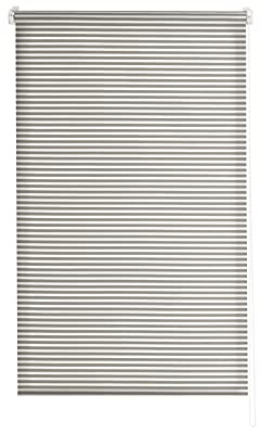 Estoralis | Robert | Estor Enrollable Diseño Moderno | Sin Taladrar Translúcido Rayas | Gris | 45 x 195 cm (Ancho/Alto) Tamaño Tela 42 x 190 cm | Estores para Ventanas y Puertas