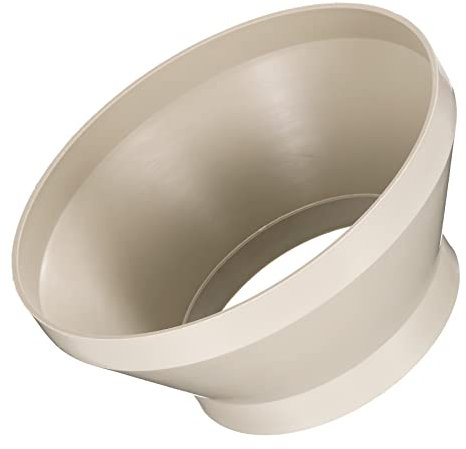 PATIKIL 10 to 6 Duct Reducer Connector, Heating Cooling Ventilation Tube Fire-Resistant Increaser Adapter Pipe Fitting for Vent System