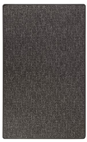 Floordirekt Teppich Läufer Alto - Meterware - Teppichläufer Küchenläufer Flurteppich auf Maß - Wohnzimmerteppich Flurläufer (Anthrazit, 80 x 400 cm)
