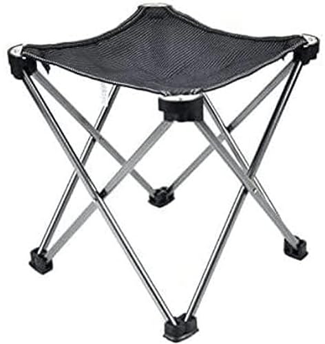 QWPYDXN Gartenstuhl Kompakter und ultraleichter Klappstuhl, Strandstuhl mit Rahmen aus Aluminiumlegierung, Campingstuhl für Outdoor-Rucksack-Picknickreisen Angelstuhl
