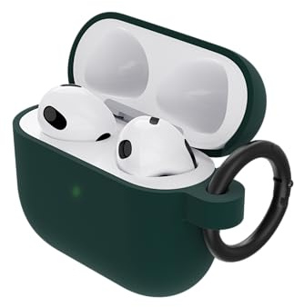 OtterBox Soft Touch Headphone Case for AirPods Pro (1st gen / 2nd gen) & AirPods Pro 2 Shockproof, Drop proof, Ultra-Slim, Scratch and Scuff Protective Case for Apple AirPods, Dark Green