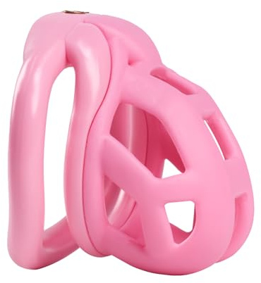 Fancalen New 2025 Cobra II Chastity Cage Adult Sex Toys New Upgraded Embedded Small Lock Core Chastity Bondage Chastity Device Men's Revolution Chastity Lock with 4 Rings