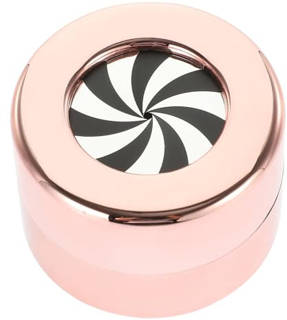 Garneck Kasten schmuckkästchen ringaufbewahrungs box Ringschachtel schmuckschatulle jewellery box jewel case tragbares Ringetui runde Kästen Eheringhalter Ringorganisator Flanell Rose Gold
