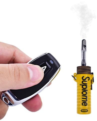 Yiduomile Machine à fumée portative télécommandée - Design compact avec plusieurs variantes, idéal pour les événements, la photographie et le théâtre (petite jaune)