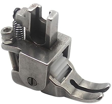 Housoutil Roller Foot Sewing Presser Foot Flat Seaming Machine Accessory for Professionals