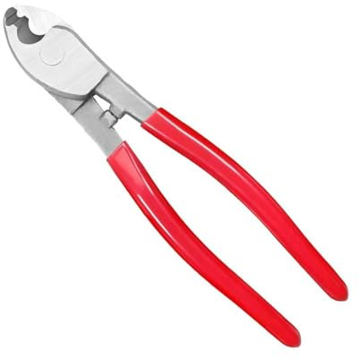 Cable Scissors, Cable Cutter 210 mm, Wire Rope Cutter, Wire Cutter for Aluminium Cable for Cutting and Stripping Copper Wires