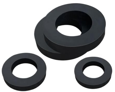 5 Pièces Rondelle plate EPDM, joint d'étanchéité étanche, 36 x 66 x 3mm