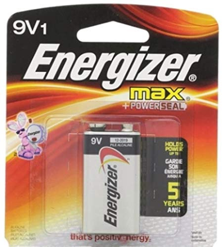 Energizer max batterie alcaline 9 V 1 each Confezione da 6