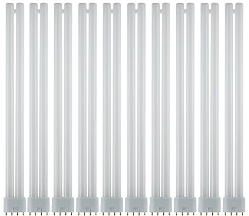 Sunlite FT36DL/841 Compact Fluorescent 36W Twin Tube Light Bulbs, 4100K Cool White Light, 2G11 4-Pin Base, 2900 Lumens, 10 Pack