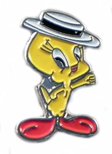 Mainly Metal Yellow Tweety Pie Bird Pin Badge