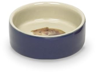 Nobby Hamster Keramikschale blau Ø7,5 x 2,5 cm, 55 ml