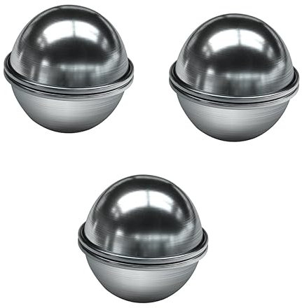 Lurrose 6stücke Metall Badekugel Form Für Badebomben Wiederverwendbar Und Ergonomisch Für Und Kreative Bastelprojekte