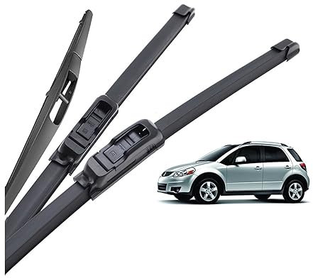 VVKFTP Autofenster Scheibenwischer Auto-Windschutzscheiben-Scheibenwischerblätter Für Suzuki Für SX4 Für S-Kreuz 2006-2010 2011 2012 2013 2014 2015 Scheibenwischerarm Vorne Hinten