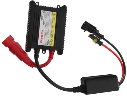 TOPPERFUN 35w Automotive Ballast Slim Dc High Brightness Xenon Headlight Ballast Kit for Car and Motorcycle Headlight Replacement