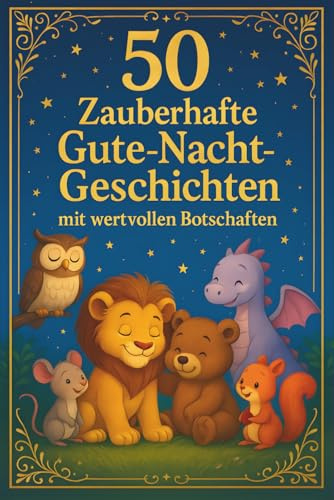 50 zauberhafte Gute-Nacht-Geschichten mit Herz – Einschlafgeschichten, die Kindern Mut, Liebe & Selbstvertrauen schenken: Ein liebevoll erzähltes ... Freundschaft, Mitgefühl, Mut & Selbstliebe!
