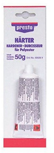 Presto 499191 HÄRTER FÜR Polyester-SPACHTEL SELBSTENTFÄRBEND ROT 70 g LOSE