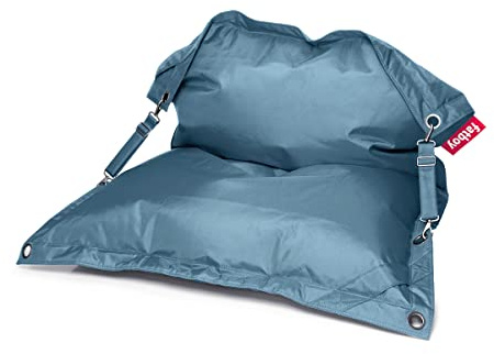 Fatboy Buggle-up Sitzsack - 185 x 137cm - Jeans Hellblau | Anpassbarer Einzel, & Doppel-Relaxsessel, Leicht zu Reinigen, Sitzsack Erwachsene Drinnen & Draußen, Polyester Lesesessel