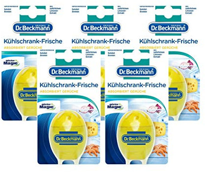 Dr. Beckmann Kühlschrank Frische Limone 5x | Mit natürlichem Limonen-Extrakt