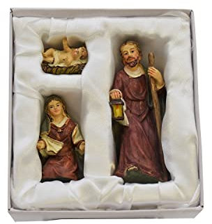 Geschenkestadl Krippenfiguren 3-teiliges Set Krippe Figuren bis 8,7 cm