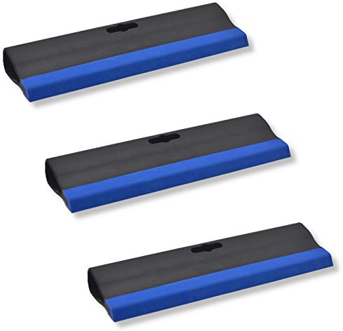 Set dewepro Fuge – fuggummi in gomma con manico in plastica – larghezza: 245 mm – Spatola – spatola in gomma per fughe – verfug in gomma