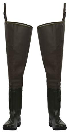 PROS Seestiefel Watstiefel Anglerstiefel Hüftstiefel Fischerstiefel AJ-WRM02FS5 (45)