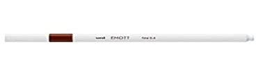 Uni Mitsubishi 94312 Fineliner Emott Strichstärke, 0,4 mm, Braun