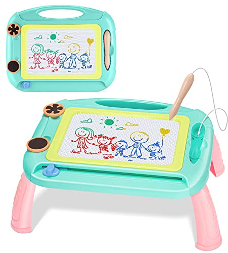 EUCOCO Toddler Toys for 3+ Year Old Boy, Magnetic Doodle Board Gifts for 3-6 Year Olds Boys Toys Age 3+ Year Old Early Educational Development Toys for Kids Stocking Fillers for 3-6 Year Olds