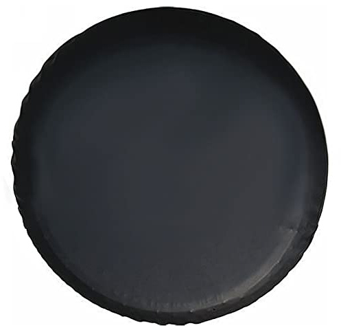 Copriruota di Scorta 15 Pollici in Pelle PVC Impermeabile Ispessimento Universale Adatto per Trailer RV SUV Camion Copertura Morbida Pneumatici Nero Diametro Ruota 71-73 cm
