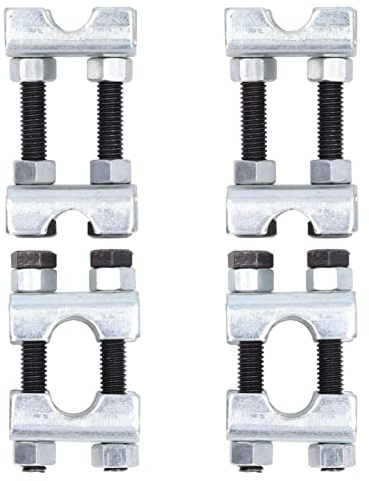 4-teiliger Mini-Schraubenfederspanner, 2-Wege-verstellbarer Federabstandshalter, Federspanner, Federspanner-Werkzeug, Stoßdämpfer-Einstellwerkzeug aus Kohlenstoffstahl für die Automobilindustrie