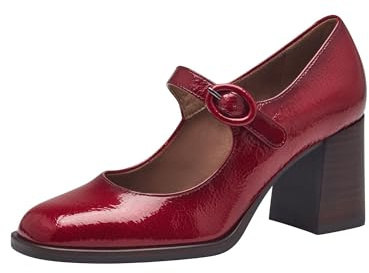 Tamaris Escarpins à Talon Bloc pour Femme, Couleur : Rouge., 38 EU