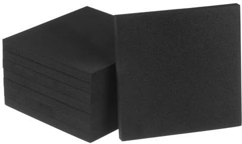 QUARKZMAN 8 Stück Gummi Schwingungsdämpfer Pads 12,7mm dick x 152mm lang Antivibrationsmatte Quadratische Waschmaschinen Unterlage Unterlegplatten Gummiblock für HVAC Kompressor Klimaanlage