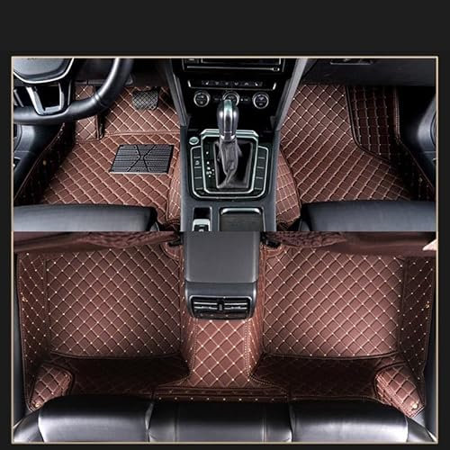 LZJPL Auto FußMatten, für Subaru XV 2018-2023 Anti-Rutsch ​Allwetter wasserdichte VerschleißFest,G Coffee Color