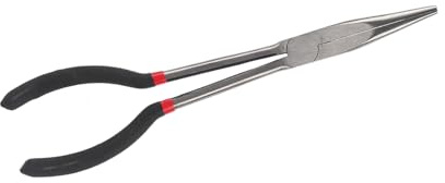 Pinza a Punta, Pinza a Becco Lungo Resistente all'olio Antiscivolo per Utensile Tornio per Tornio per Fabbrica per Officina