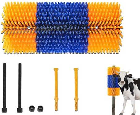 Pferde Kühe Kuhbürste Massagebürsten-Set Kratzbürste für Nutztiere，Pferde，Rinder ﻿ (44 * 18 * 8CM, stück, 1)