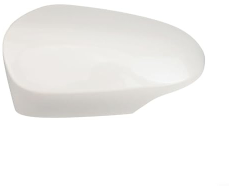 HOHOVYVY Cache de rétroviseur latéral gauche brillant noir et blanc pour Toyota Pour Yaris 2012-2020 Capuchon de rétroviseur extérieur (blanc)