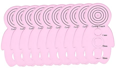Artibetter 10 Stück Papierquilling Werkzeug Pink Strapazierfähig und Leicht für Anfänger und Erfahrene Nutzer Selbstgemacht Basteln mit Dickem Papier und Mehreren Streifen