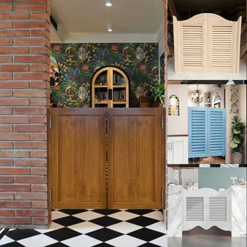 Porta Saloon in Legno Massello, Porta da caffè, Porta Battente Incernierata, Porte oscillanti Interne, Porta Divisoria per Cucina, Corridoio, Pub
