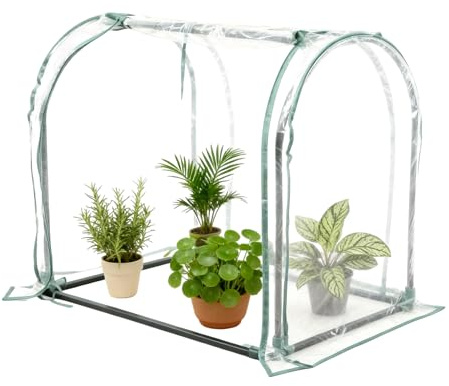 Housse Transparente pour Mini Serre – Bâche Isolante imperméable pour de Jardin, Design Portable, Bouclier résistant au Froid pour Porche, Jardin, terrasse, Paysage d'arrière-Cour
