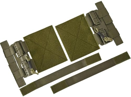 DYCZMALQ 2-pack MOLLE Väst Snabbfrigörande Spänne Cummerbund Adapter Väst Snabbkopplingsspänne