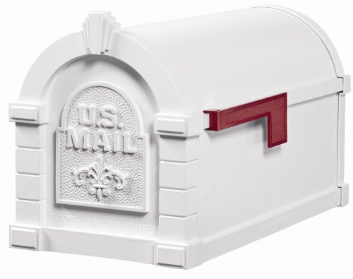 Gaines KS-15A - Eagle Keystone Series Mailboxes - White/White