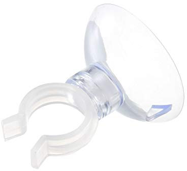 sourcing map 20 Stück Aquarium Ersatz Saugnapf Saugnapfklammern Rohrhalter Luftpumpenzubehör 13mm Klar