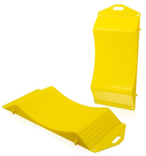 BITUXX Reifenschoner Reifenschutz Reifenschuhe Reifenunterlage Standplatten (1 Paar)