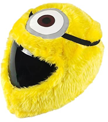 FunnyRiders Motorradhelm Überzug Stoff-Cover - Lustiger Helmüberzug | Auffälliges Helm Cover - originelles Geschenk für Motorradfahrer, auch für Skihelm & Fahrradhelm, schützt vor Staub