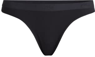 MeUndies – Women’s Stretch Cotton Mid Rise Thong - Comfortable Panties –Amazon Exclusive Fabric Black