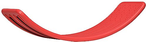 ZONEKIZ Balance Board Kids Wobble Board, Stepping Stone, Montessori-Inspired Toy for Children, Nursery Toy, for Ages 3-6 Years, 82 x 27.5 x 19.5cm - Red