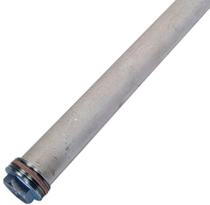 Magnesium Opferanode 33 x 550 mm 1 1/4 DN32 mit PTFE-Dichtung passend zu Afriso 69825, Ersatzanode für Warmwasserspeicher & Boiler, Schutzanode, Anodenstab