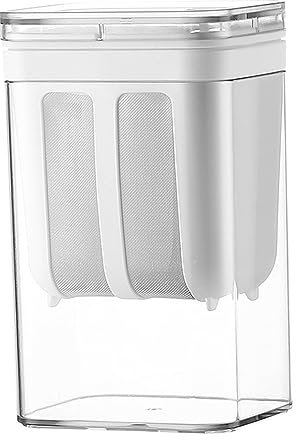 Yogurt Strainer Cheese Strainer 1100 ML Yoghurt Maker with a Fine Mesh and Lid Leakproof Juice Filter Nut Milk Maker for Making Thick Greek Yogurt Soybean Milk